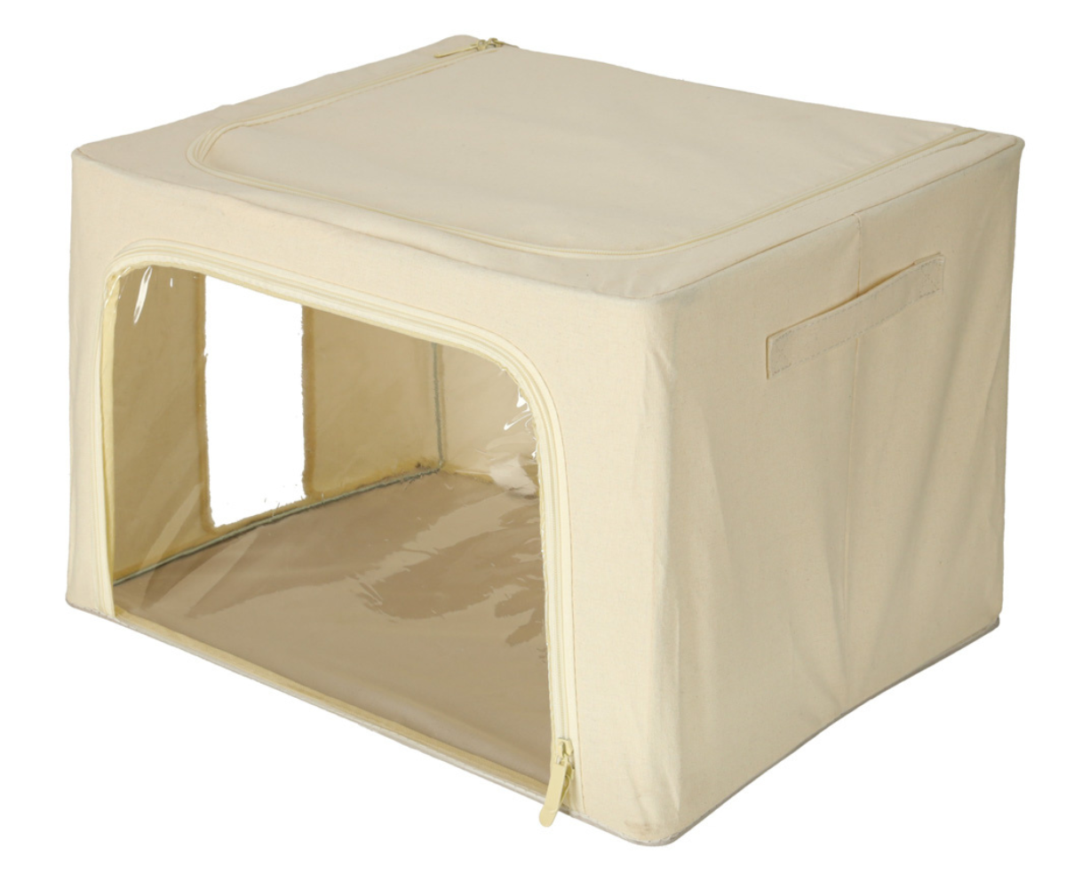 Kreemikas tekstiilide hoiukast 100-liitrise mahuga