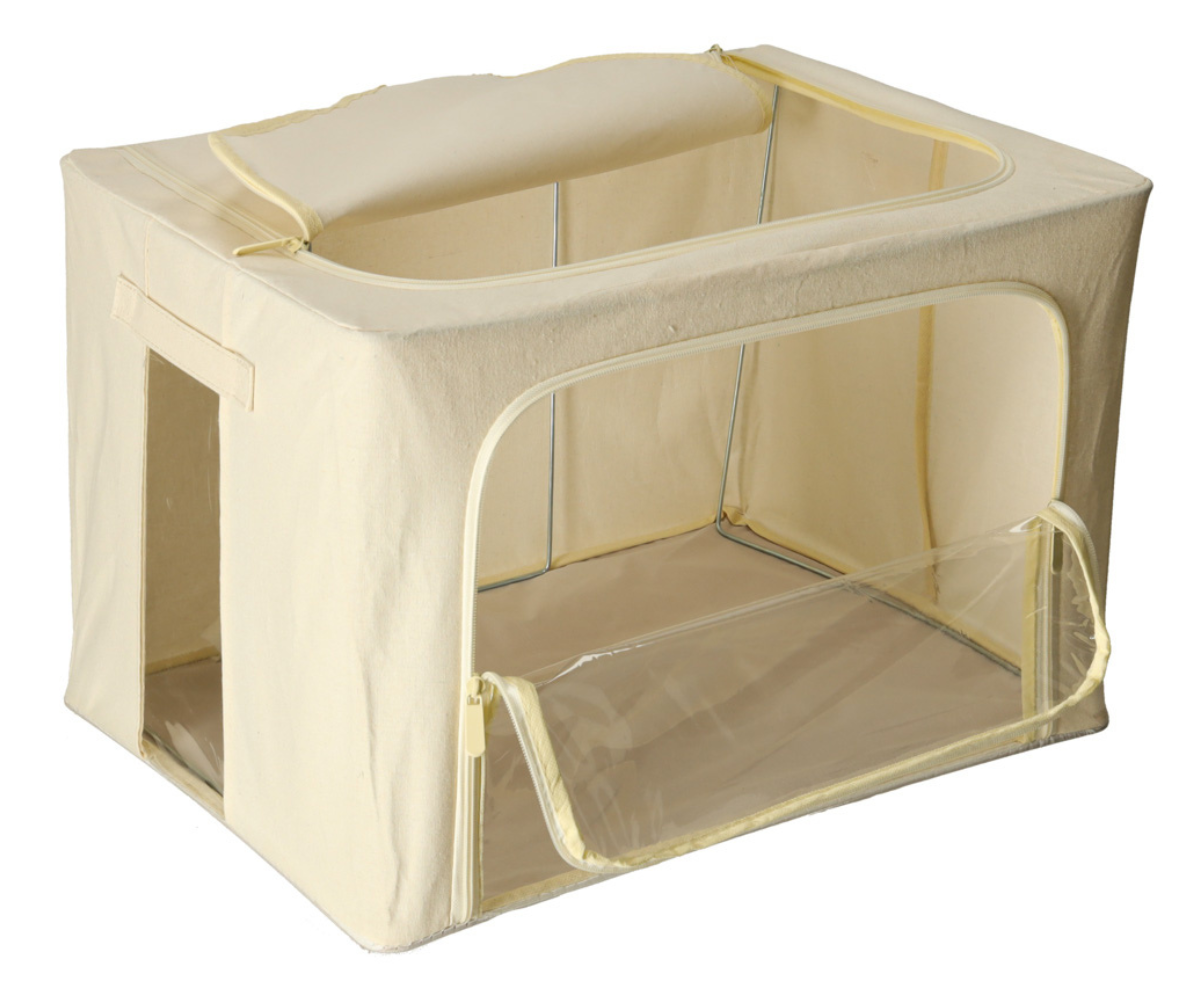 Praktiline hoiukast raamiga, mis hoiab kuju