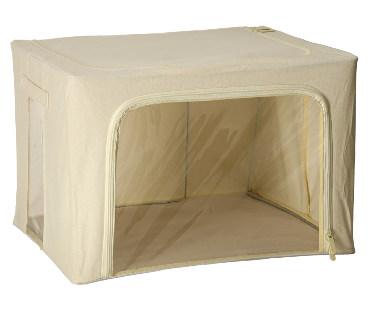 Tõmblukuga hoiukott tekstiilide korrastamiseks