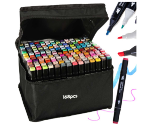 168 värviga kunstikomplekt loovuse arendamiseks 🌈🖌️