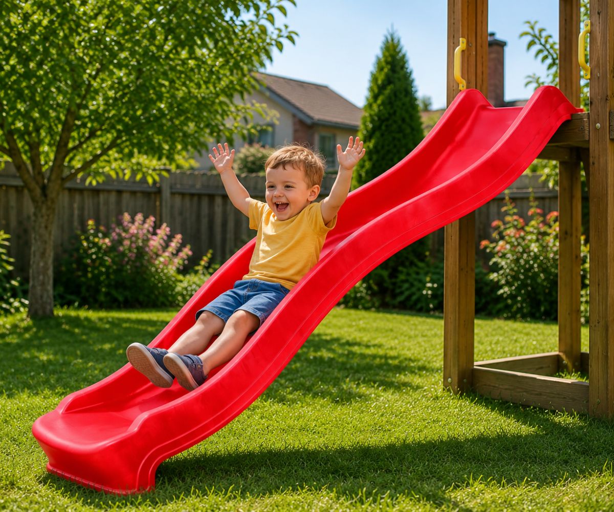 Liumägi 220cm HAPRO (platvormile h=120cm) – punane