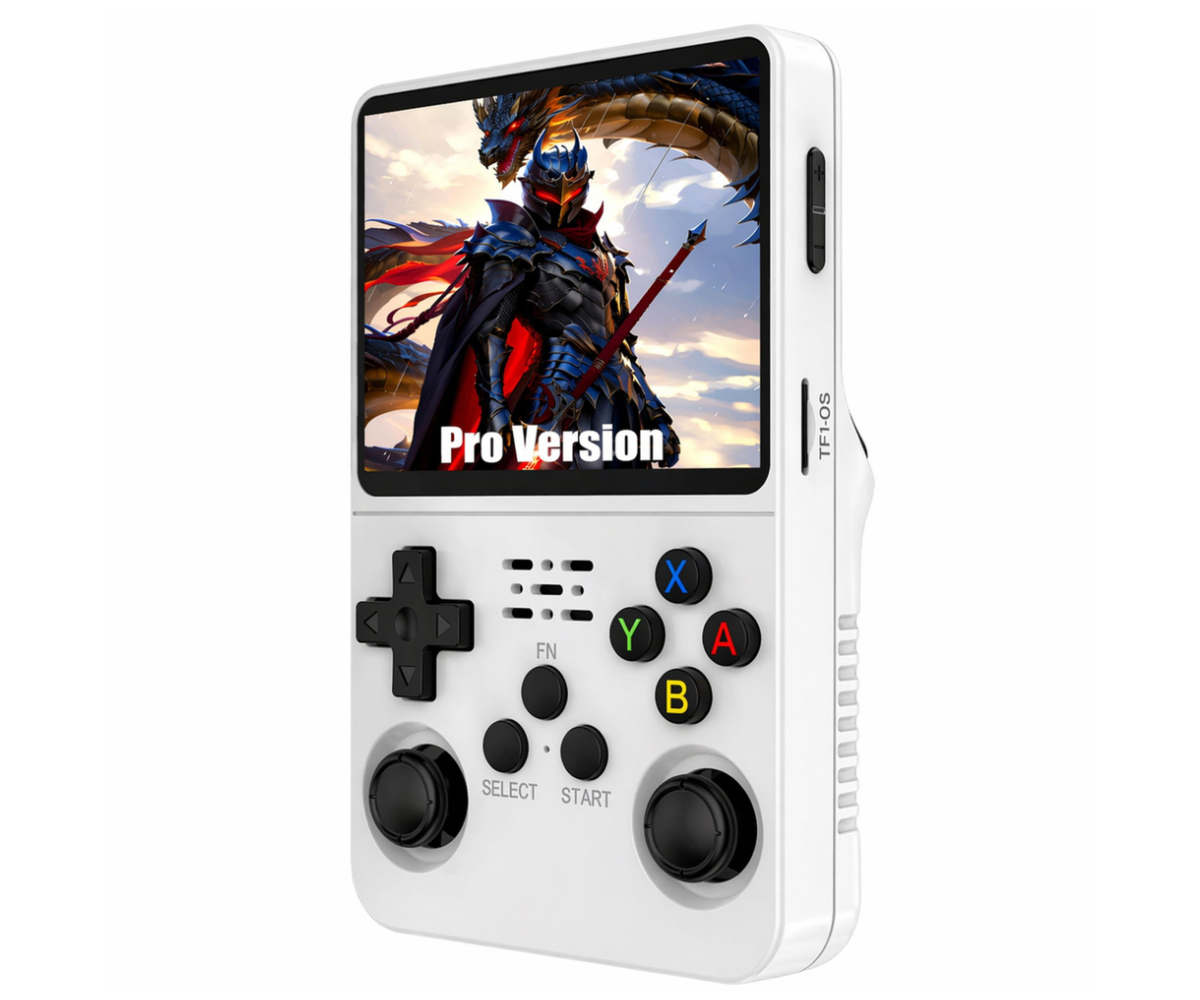 Mini kaasaskantav retro mängukonsool - valge