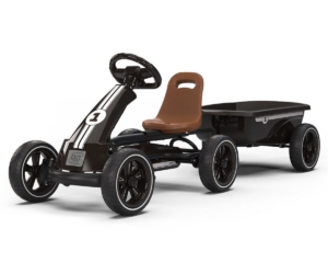 EXIT Foxy kart kleepsudega personaliseeritav must