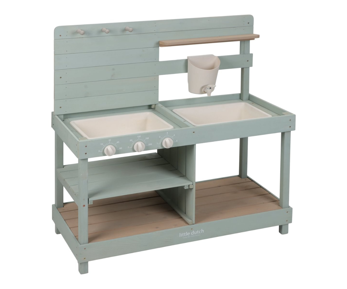 Little Dutch mud kitchen Green detailne vaade
