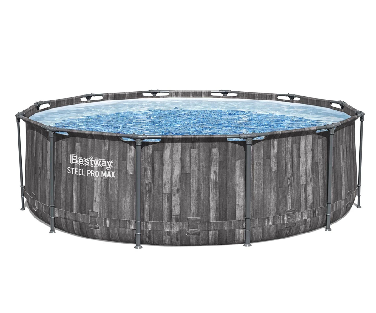 Suvine pere lõõgastus Bestway basseiniga aias 💦