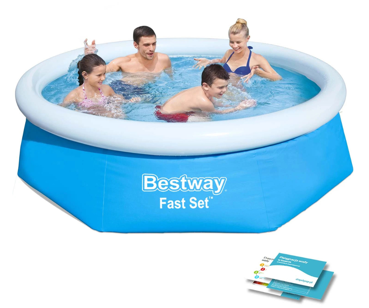 bestway bassein 244x61 cm tugev pvc materjal ja stabiilne konstruktsioon