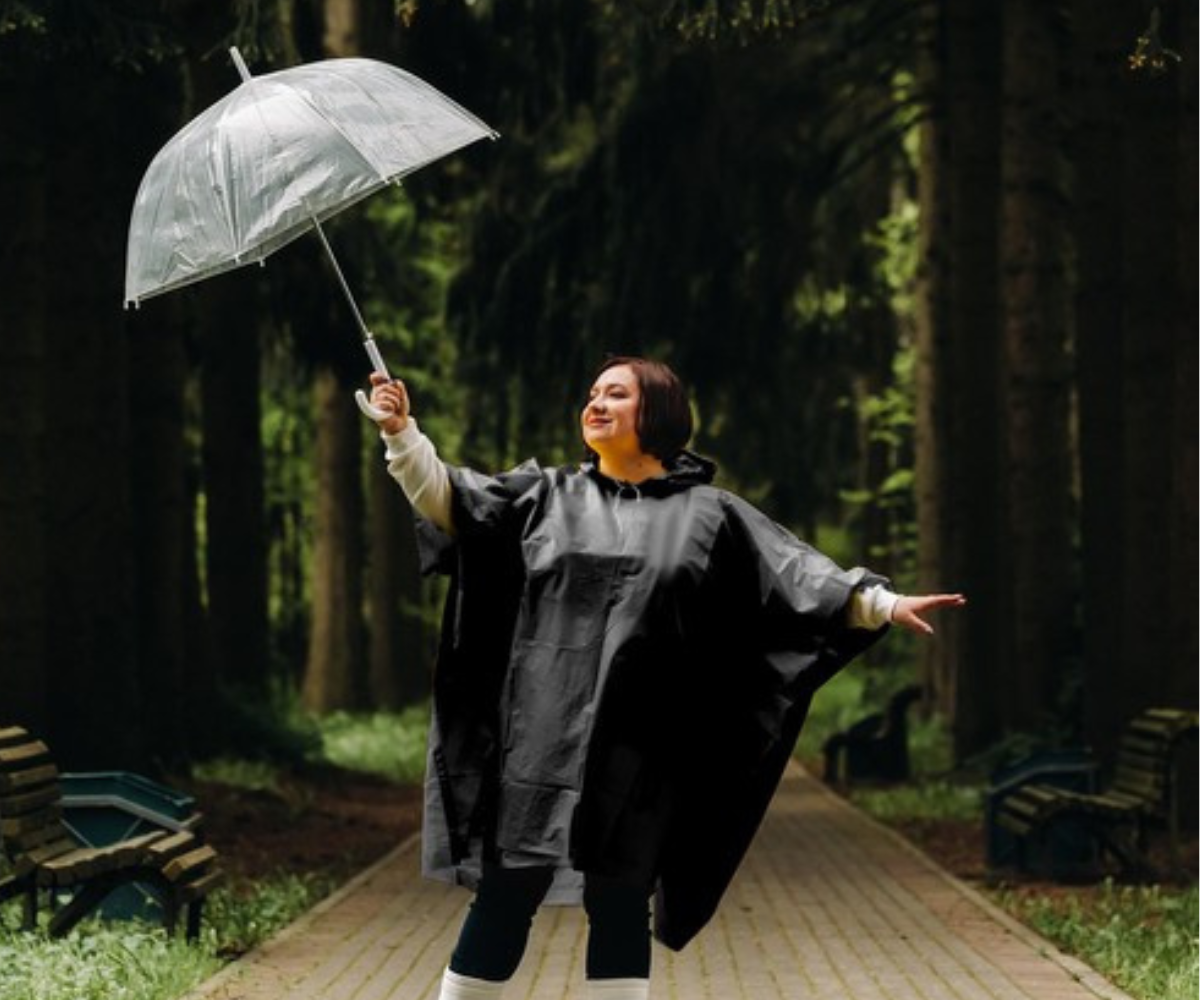 Vihmakeep kapuutsiga vihmase ilma jaoks ☔