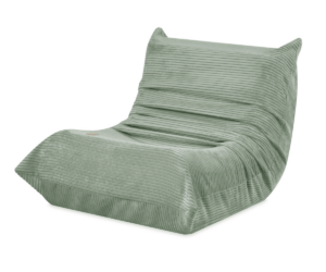 Ergonoomiline laste puhketool MOONI premium velvet - pastelne roheline