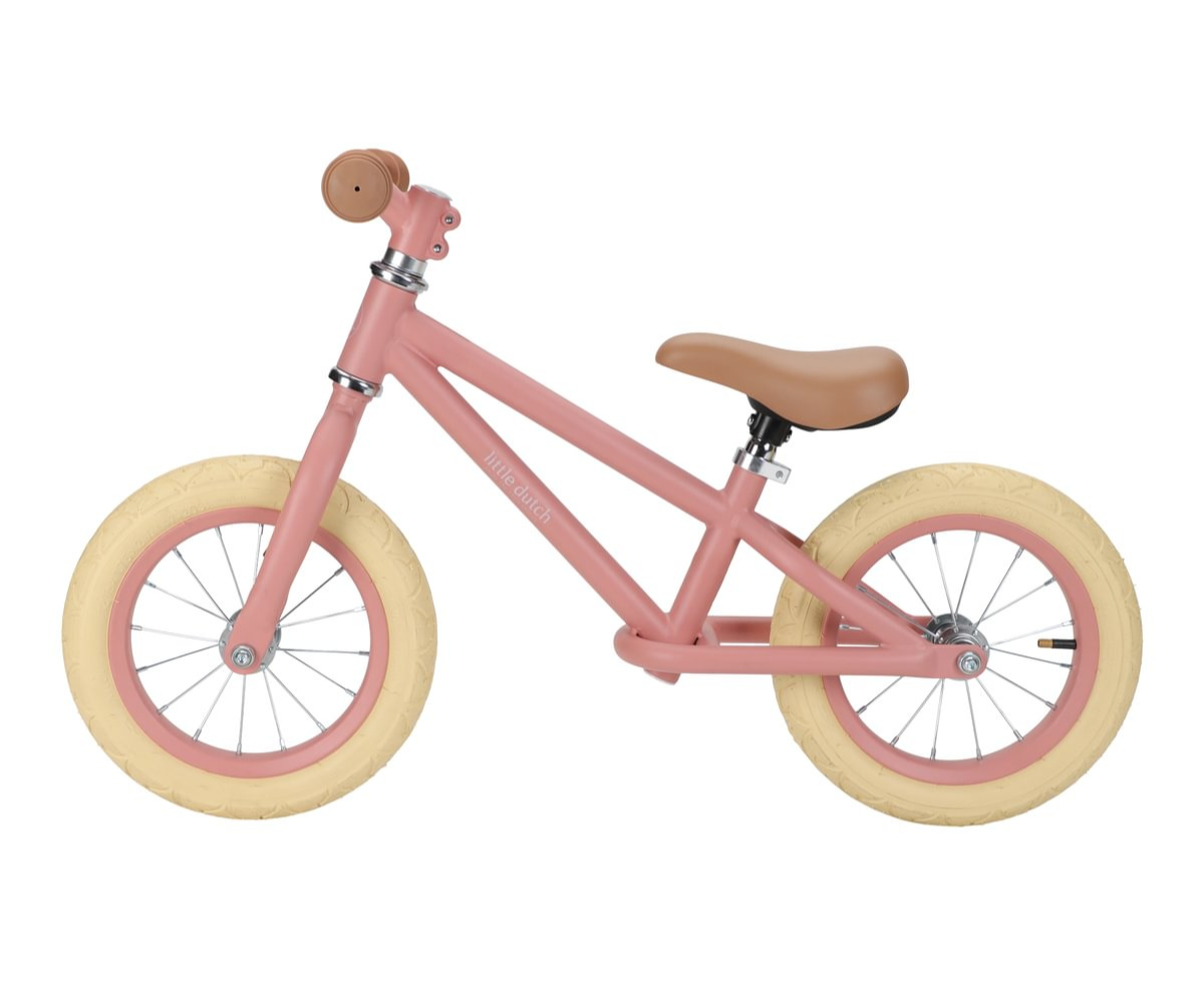 Jooksuratas õhkrehvidega 12 Pink Little Dutch (2+) - roosa 1