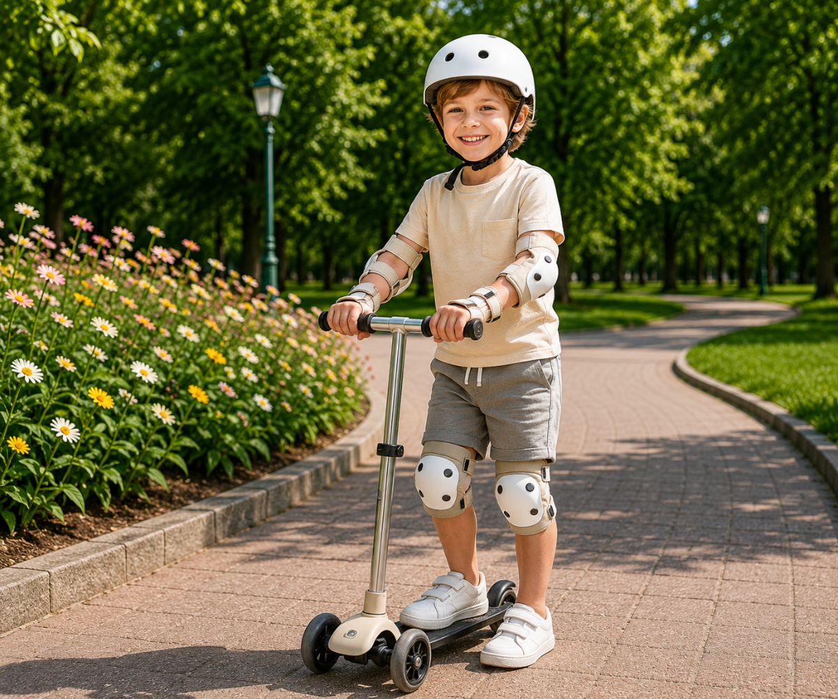 Ideaalne kasutamiseks jalgratta, tõukeratta, rulluiskude ja rulaga sõitmisel, aidates vähendada kukkumistest tekkivaid vigastusi 🚴🛴🛼
