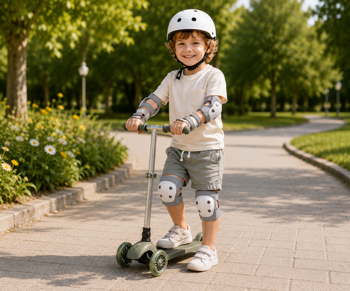 Ideaalne kasutamiseks jalgratta, tõukeratta, rulluiskude ja rulaga sõitmisel, aidates vähendada kukkumistest tekkivaid vigastusi 🚴🛴🛼