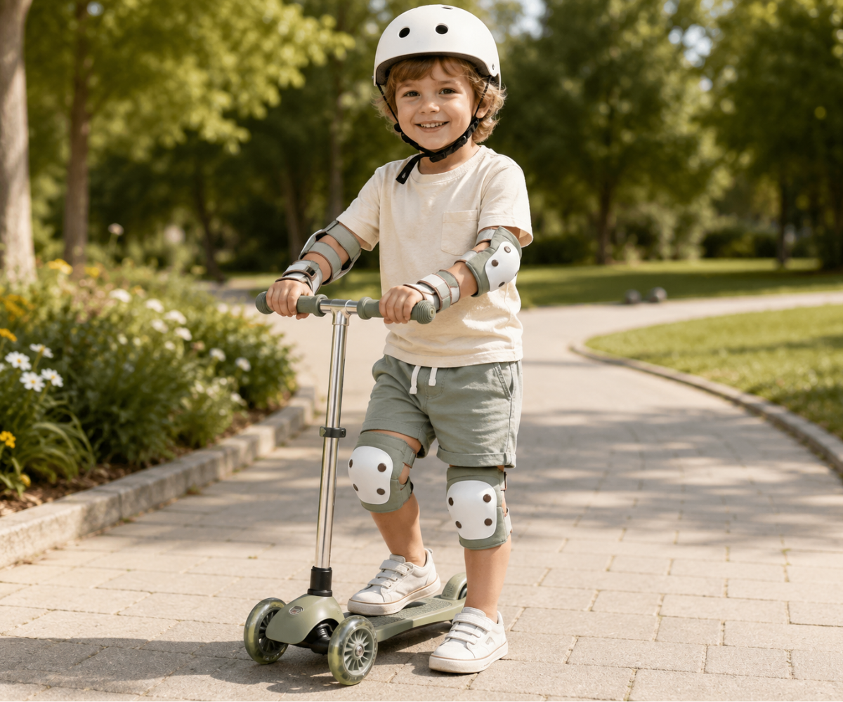 Ideaalne kasutamiseks jalgratta, tõukeratta, rulluiskude ja rulaga sõitmisel, aidates vähendada kukkumistest tekkivaid vigastusi 🚴🛴🛼