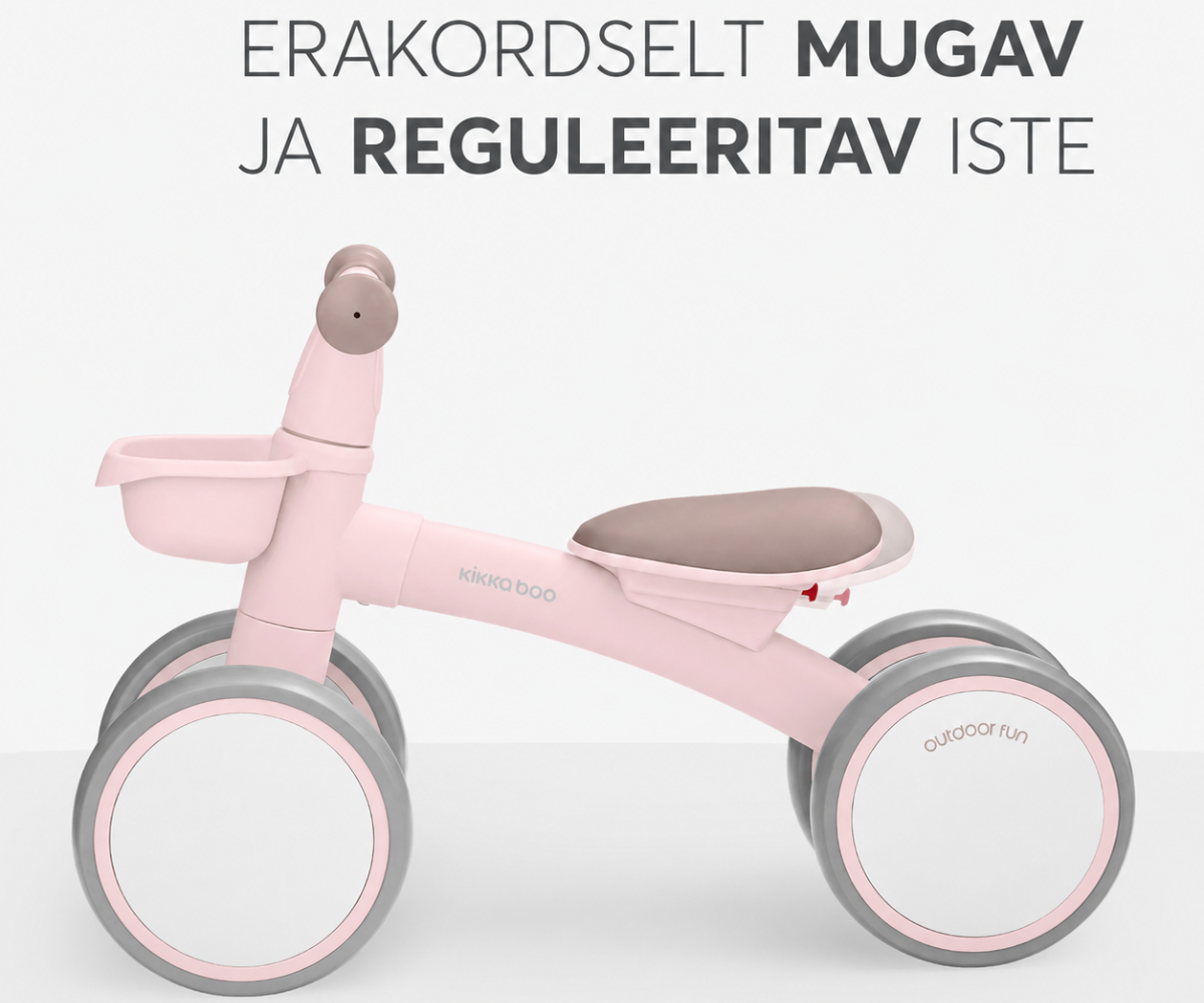 Pehmed EVA-rattad tagavad vaikse, sujuva ja mugava sõidu nii toas kui ka õues. 🛞🏡
