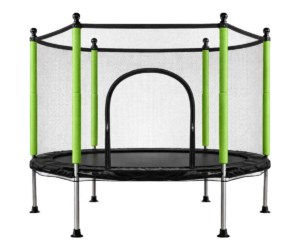Laste minibatuut turvavõrguga 140cm roheline