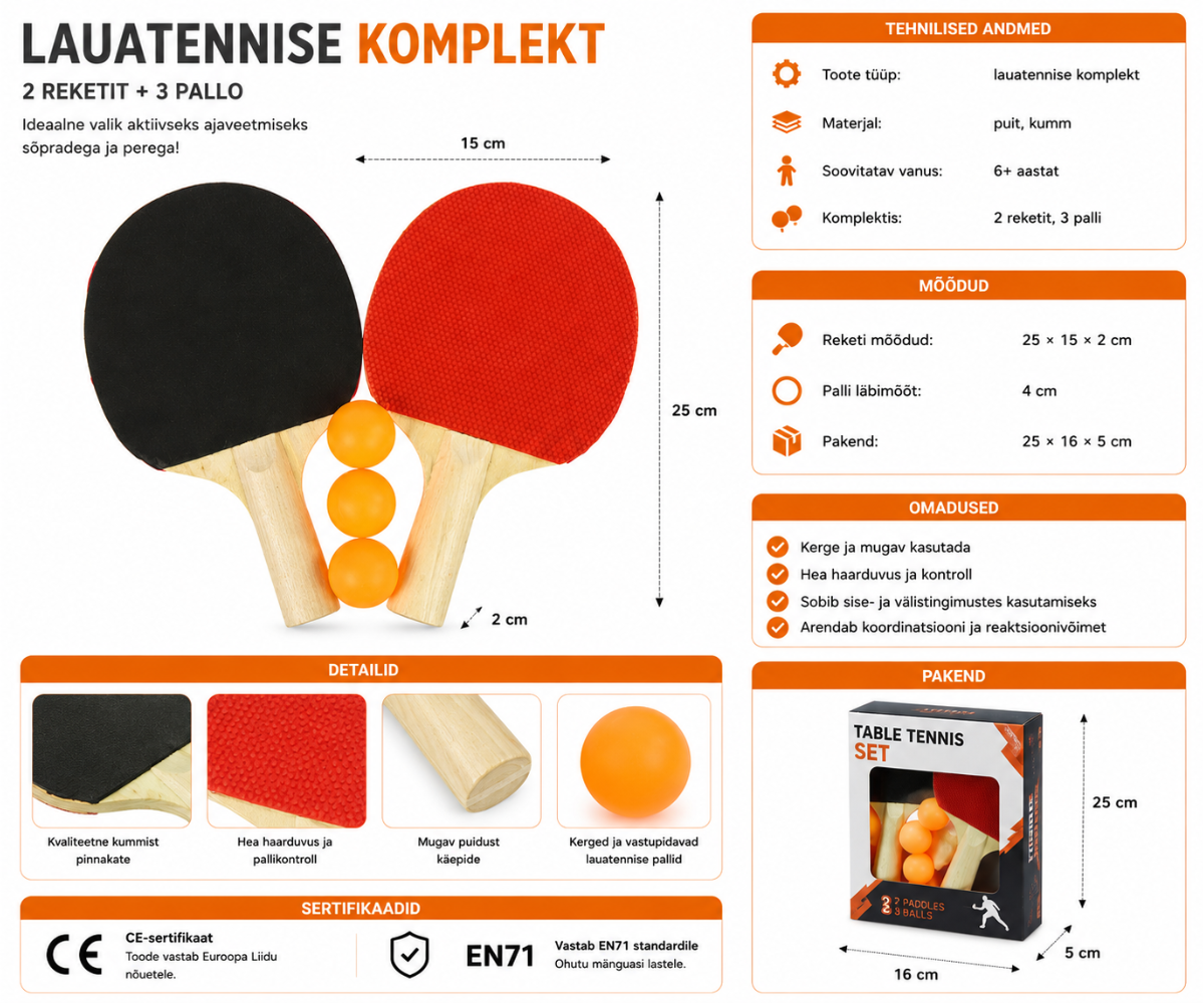 Ideaalne aktiivseks mänguks kogu perele 👨‍👩‍👧‍👦🎯