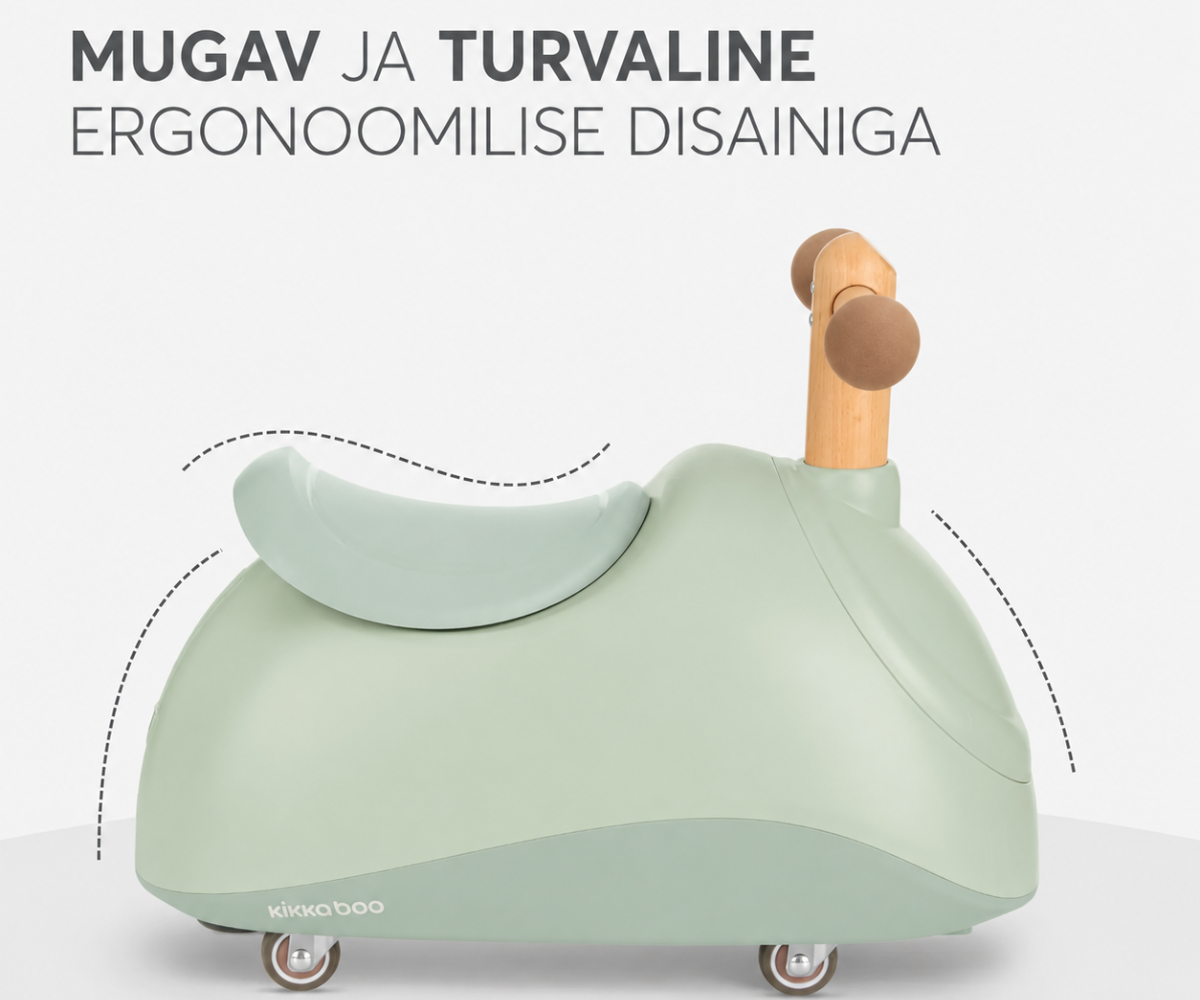 Pealeistutav auto aitab arendada tasakaalu, koordinatsiooni ja motoorseid oskusi läbi aktiivse mängu. 🧠🌟
