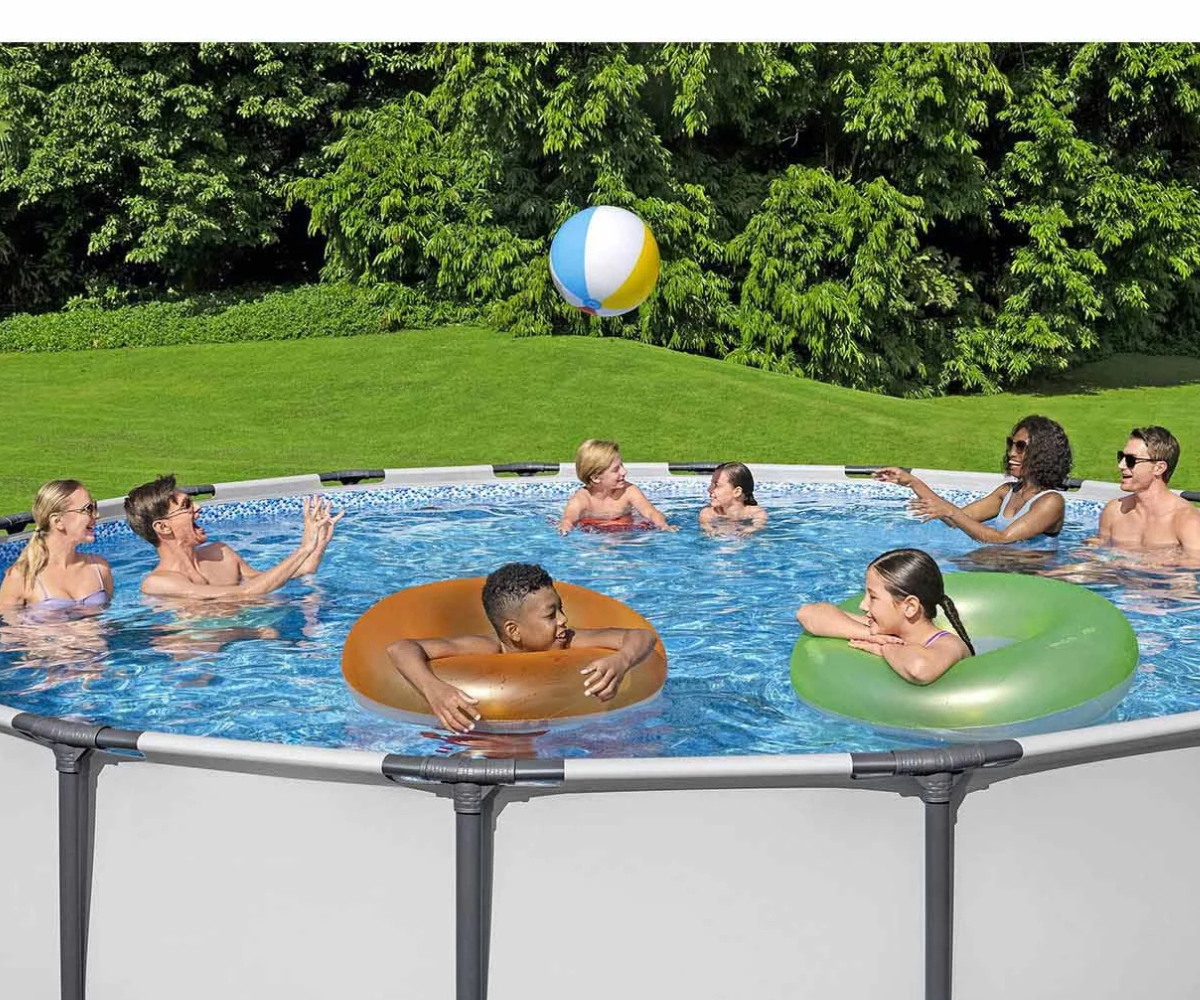Välibassein raamiga ø457x122cm Steel Pro Max Bestway 56438 + TASUTA tarvikud 18x