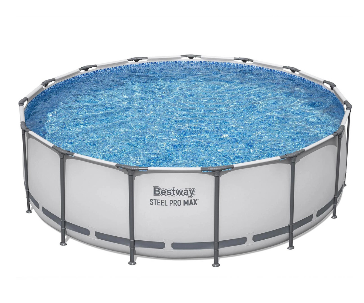 Välibassein raamiga ø457x122cm Steel Pro Max Bestway 56438 + TASUTA tarvikud 18x