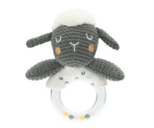 Pehme kõrin SLEEPY SHEEP - Kikkaboo, pehme lambake, mis sobib igas vanuses lastele ja pakub meelelahutust.