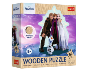 Naturaalne puit, kvaliteetne trükk ja kaunis Disney Frozeni kujundus teevad sellest suurepärase kingituse väikesele puslesõbrale. 🎁🌟