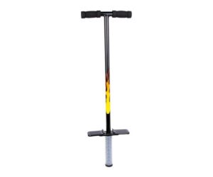 Hüppepulk lastele Pogo Stick Small Foot – 88cm (4+) musta ja oranži värvi.