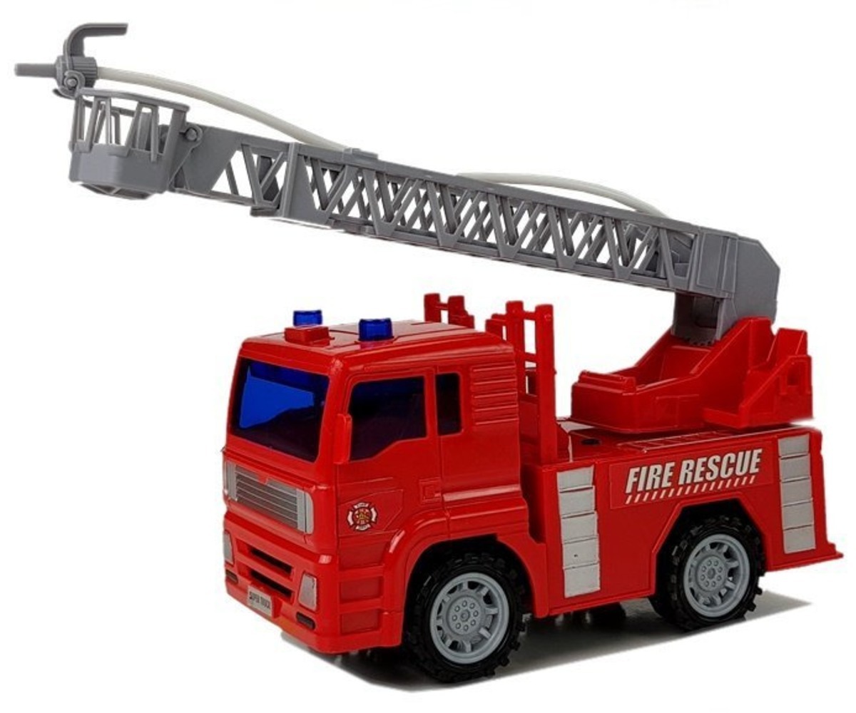 Tuletõrjeauto veekahuriga 16cm - helid ja tuled (3+) külgvaade