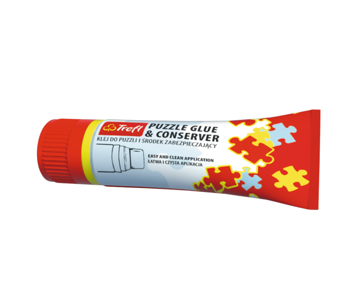 Pusleliim svammaplikaatoriga 70ml – Trefl, lihtne ja puhas rakendamine puslede liimimiseks.