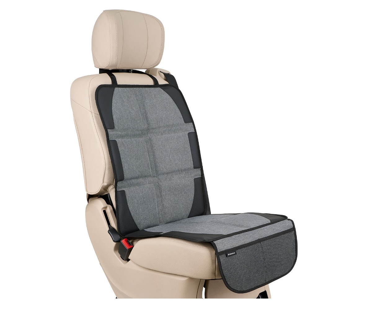 ISOFIX-ühilduv turvatooli alusmatt autosse, ideaalne istme kaitsmiseks ja mugavuse tagamiseks.