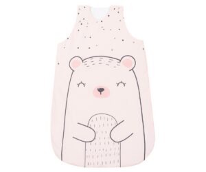 Talvine beebi magamiskott Bear with Me Pink 1.8 TOG (6–18 kuud) roosa karupoja kujutisega