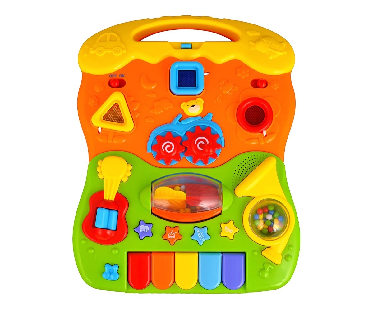 Ricokids muusikaga mängupult, mis kuulub hariva muusikaga käimistugi 2-ühes komplekti.