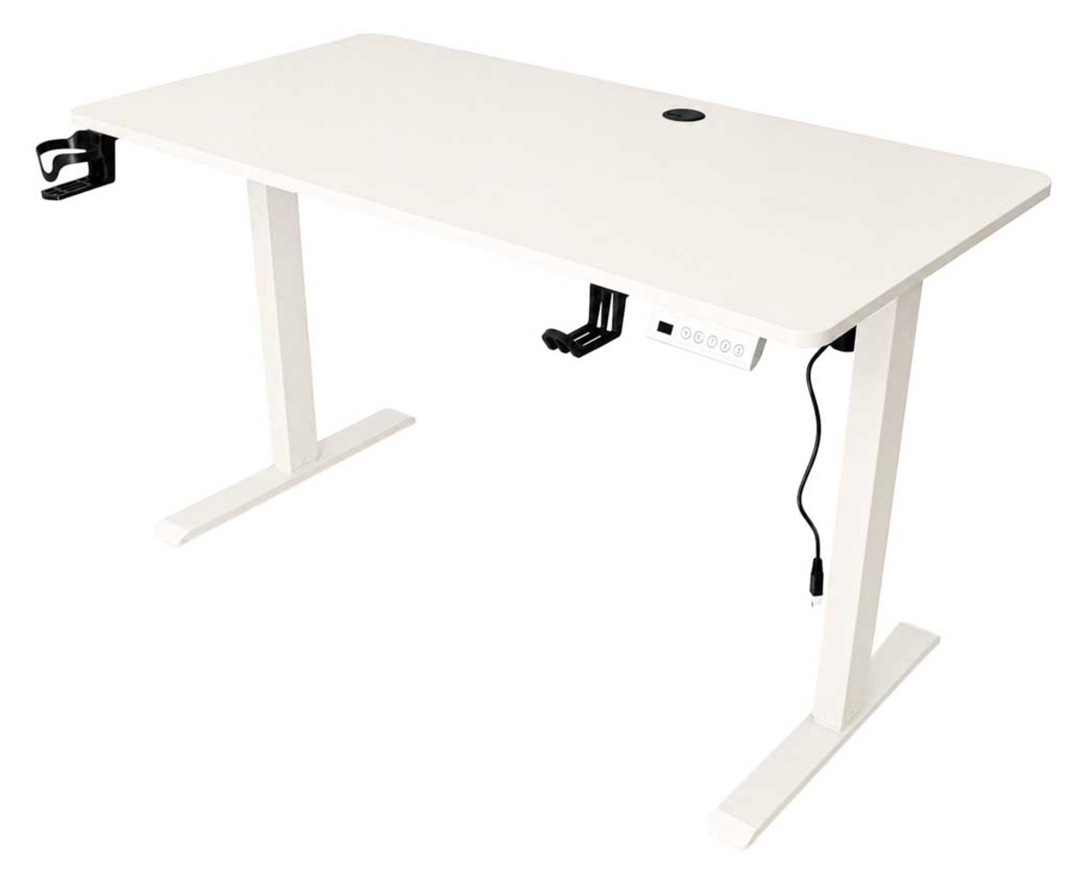 Elektriliselt reguleeritav kirjutuslaud 120×60cm, vaade alt