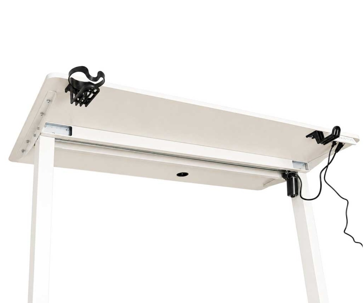 Elektriliselt reguleeritav kirjutuslaud 120×60cm alumine mehhanism ja jalgade struktuur