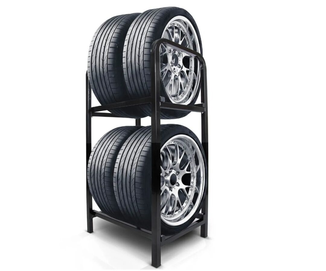 Rehviriiul 4 rehvile Humberg HM-388 – metallist, hoiab kahte komplekti rehve.