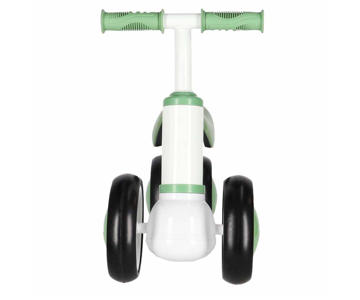 Tasakauluratas Trike Fix Tiny – valge-roheline (1,5+) tagantvaade.