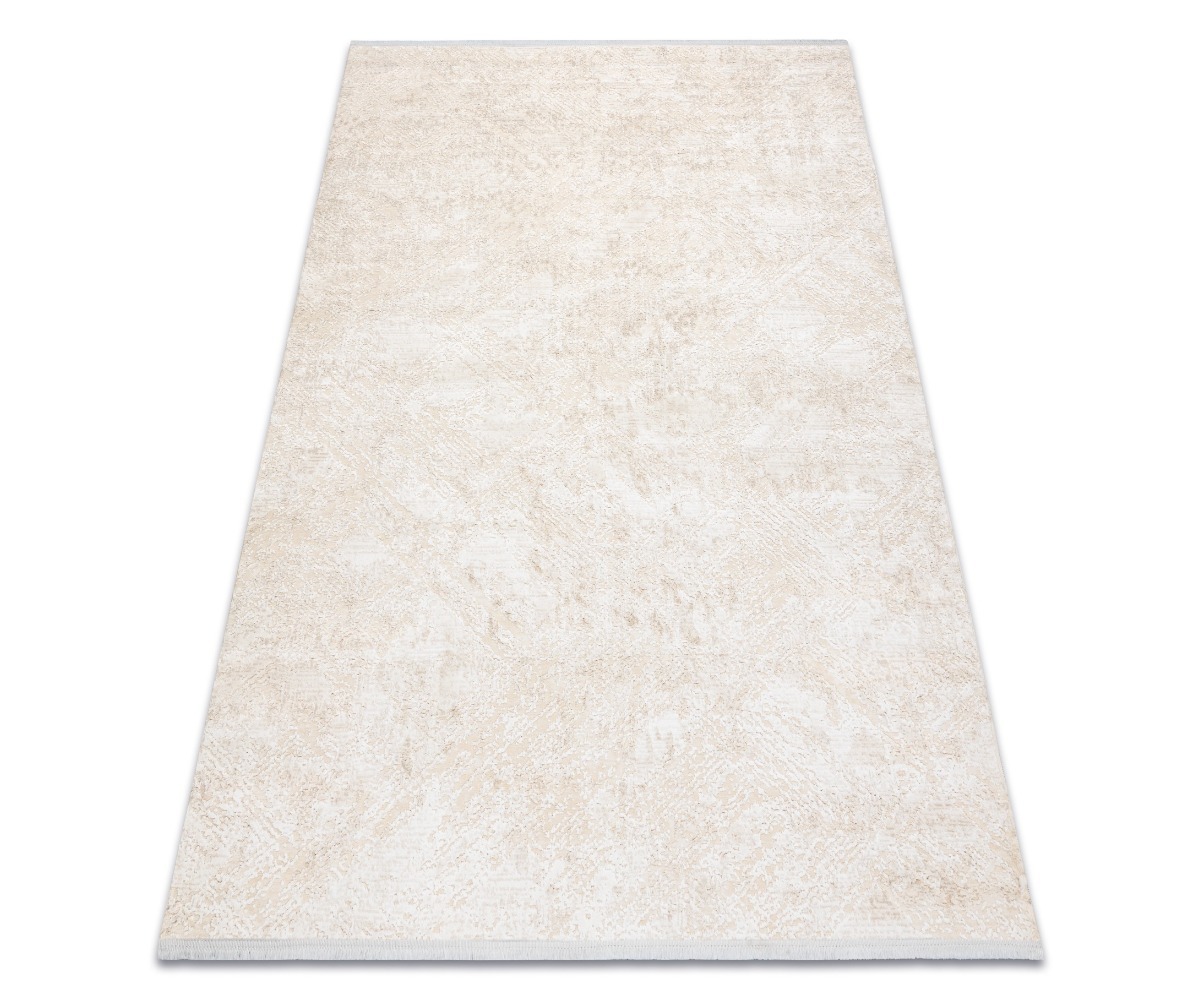 Ülipehme elutoa vaip DUKE 51541 kreemivärvi, narmastega, pehme pind.