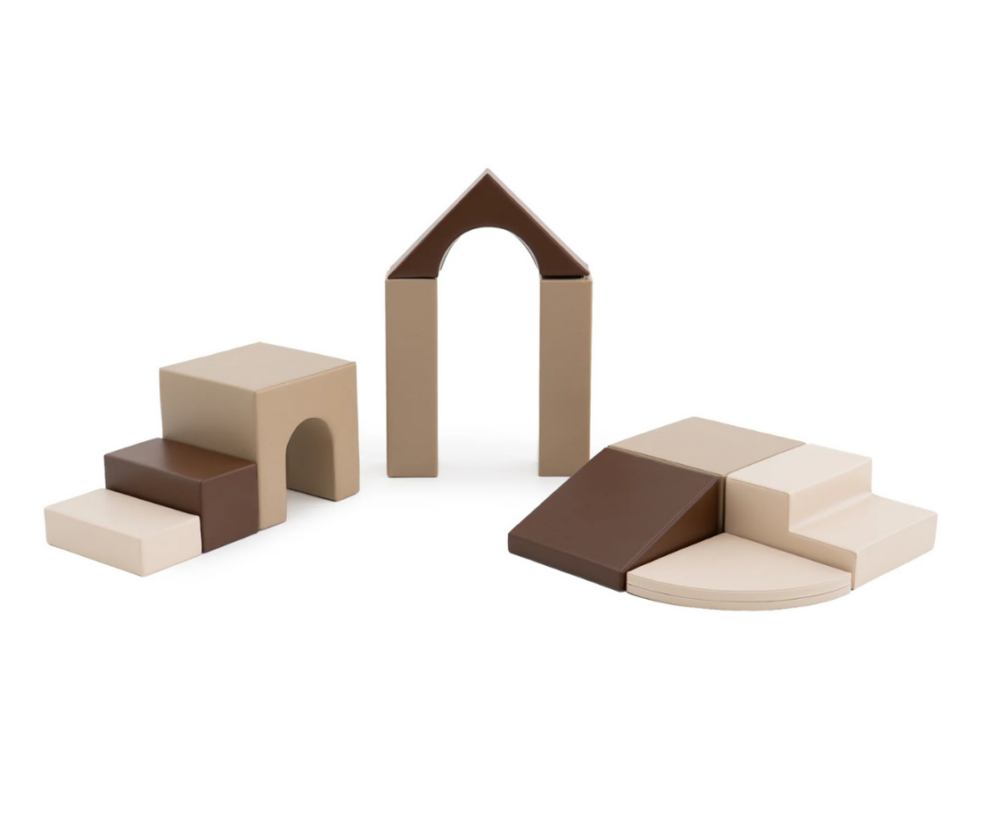 IGLU pehmete mänguklotside komplekt Baby Gym - Chocolate Factory