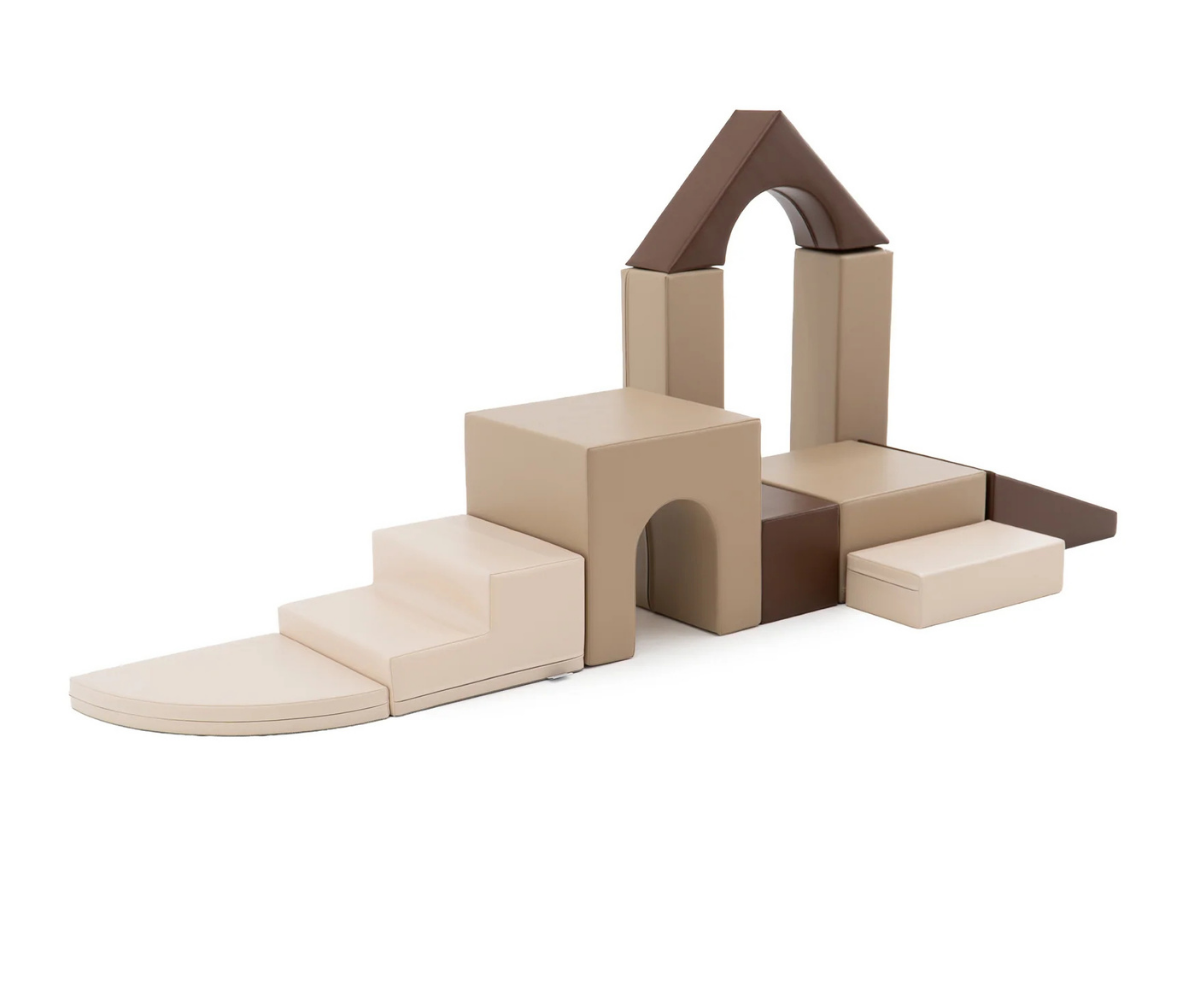 IGLU pehmete mänguklotside komplekt Baby Gym - Chocolate Factory
