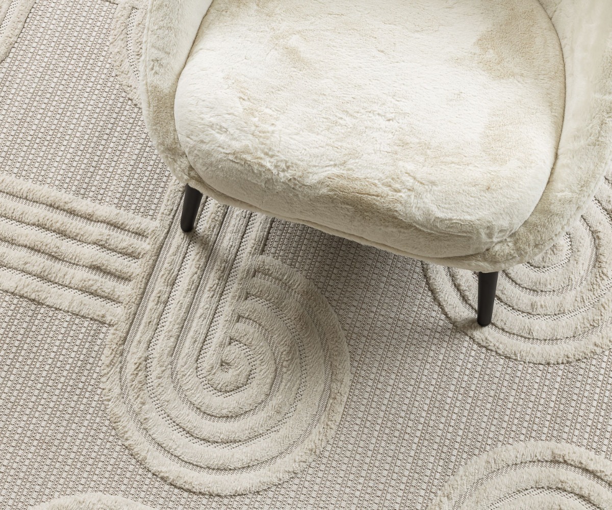 Detailne lähenemine Stiilsele Vaibale SANTO SISAL 1001, geomeetriline muster.