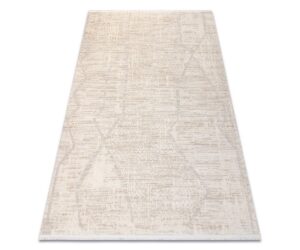 Vaip narmastega FROJE 1753 Boho, kreemjas ja beež, vaip interjööris.
