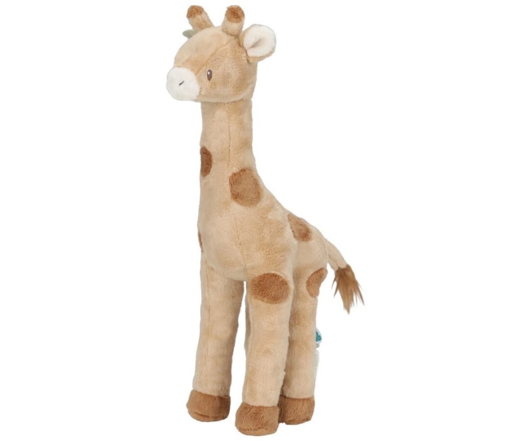 Suur kaelkirjak 42cm Safari Friends - Little Dutch, pehmed materjalid ja armas disain