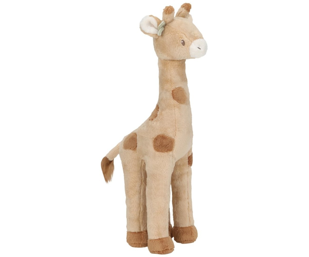 Suur kaelkirjak 42cm Safari Friends - Little Dutch, pehmendus ja armsad detailid