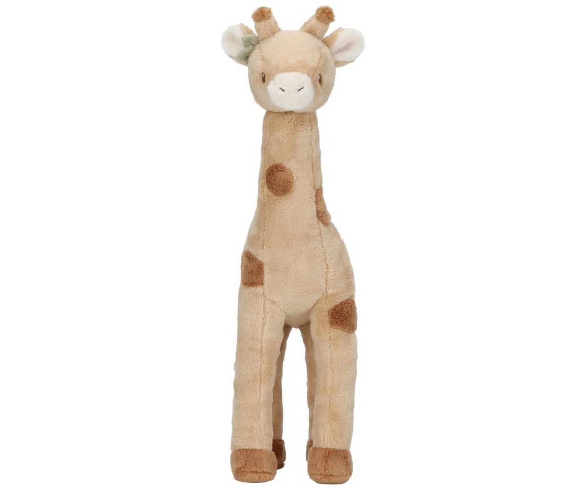Suur kaelkirjak 42cm Safari Friends - Little Dutch, värvikas ja pehme mängukaaslane