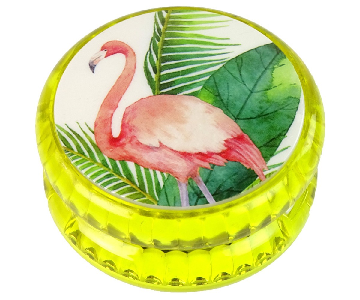 Jojo lastele Flamingo - osavusmäng, kollane, rõõmsate värvidega ja troopilise disainiga.