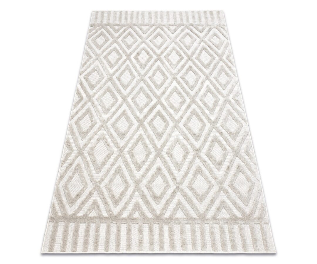 Vaip SANTO SISAL 58377 rombimustriga beež, vaip, mis toob soojust ja stiili igasse ruumi.
