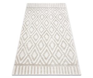 Vaip SANTO SISAL 58377 rombimustriga beež, vaip, mis toob soojust ja stiili igasse ruumi.