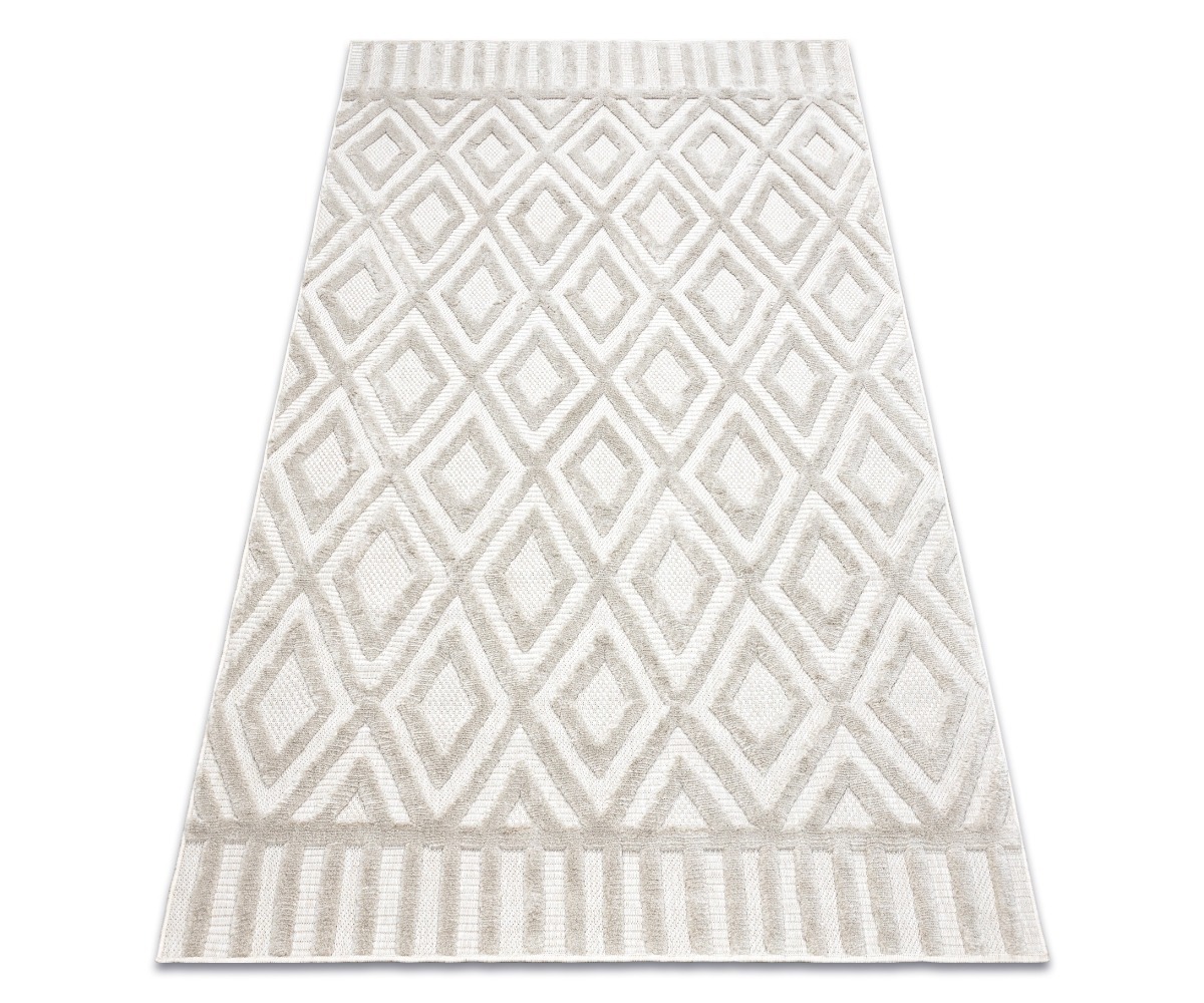 Vaip SANTO SISAL 58377 rombimustriga beež, vaip, mis toob soojust ja stiili igasse ruumi.
