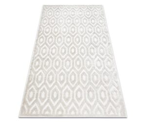 Vaip SANTO SISAL 58380 kuusnurgakujulise mustriga beež vaip.