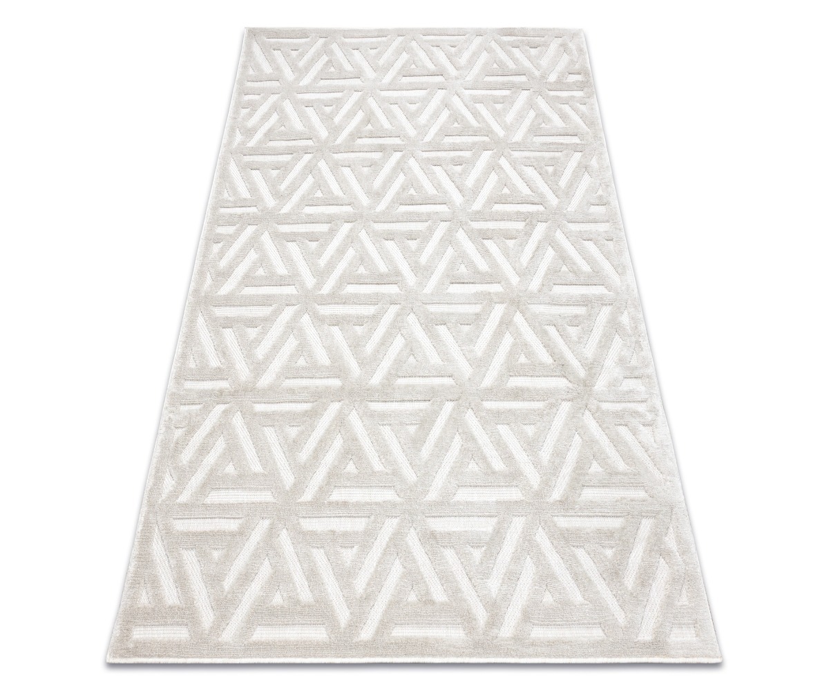 Vaip SANTO SISAL 58503 geomeetrilise mustriga beež, kaunis ja stiilne interjööri element.
