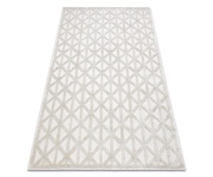 Vaip SANTO SISAL 58500 geomeetrilise mustriga beež, näidates mustrit ja värvi