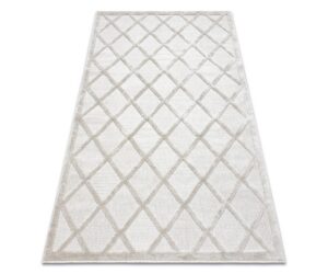 Beež trellismustriga vaip SANTO SISAL 58365B, ideaalne igasse ruumi